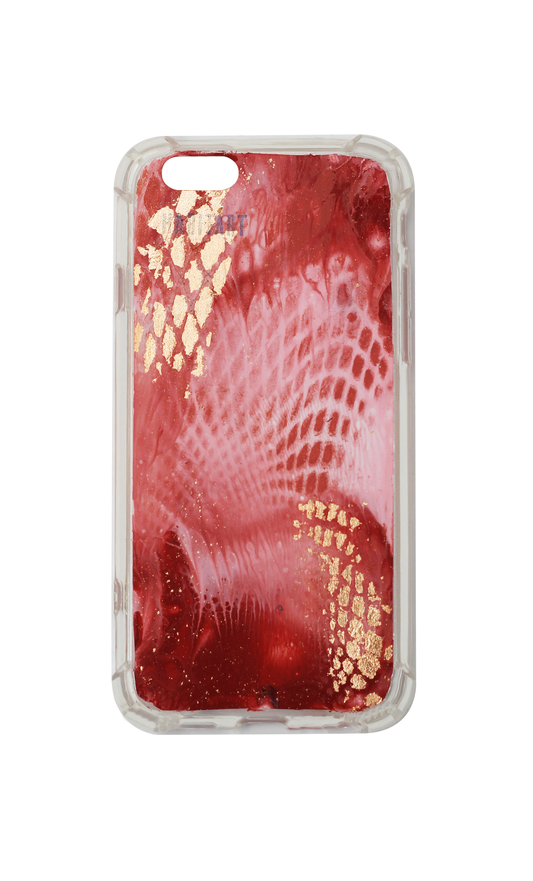 6s Rose Gold Snake Print c550