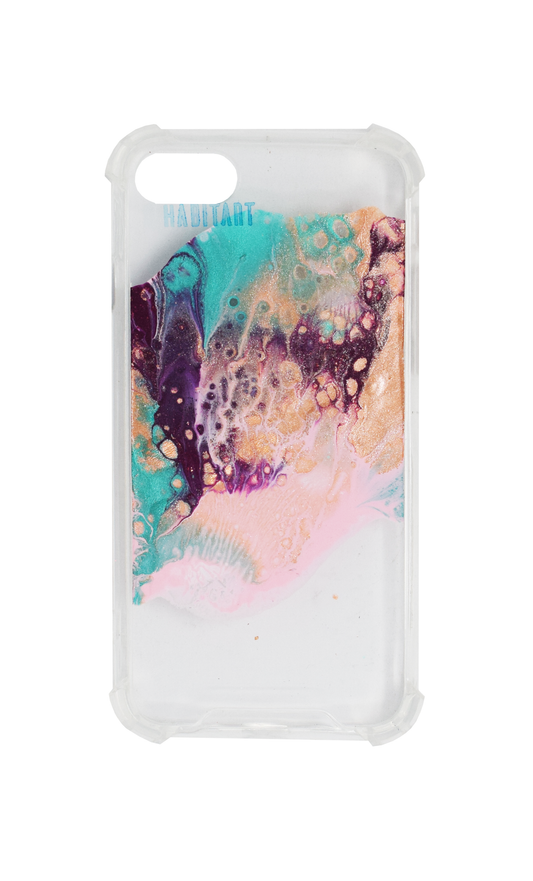 IPhoneSE Coral + TRANSPARENTE F586