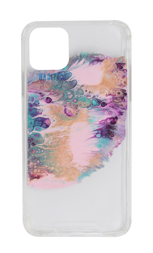 IPhone11 ProMax Coral + TRANSPARENTE E744