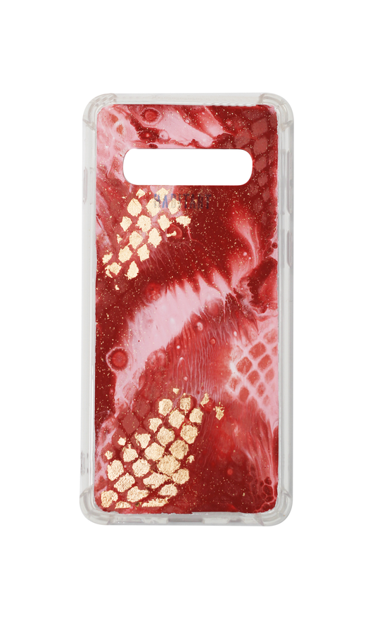 s10 Rose Gold Snake Print c639