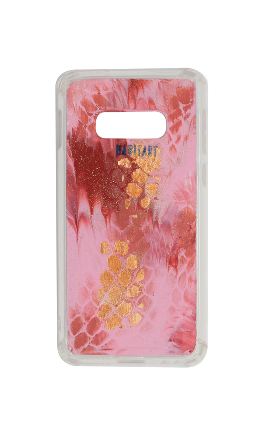 s10e Rose Gold Snake Print D136